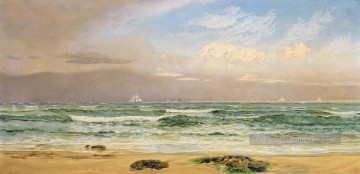 Expédition au large de la côte paysage marin Brett John Peinture à l'huile